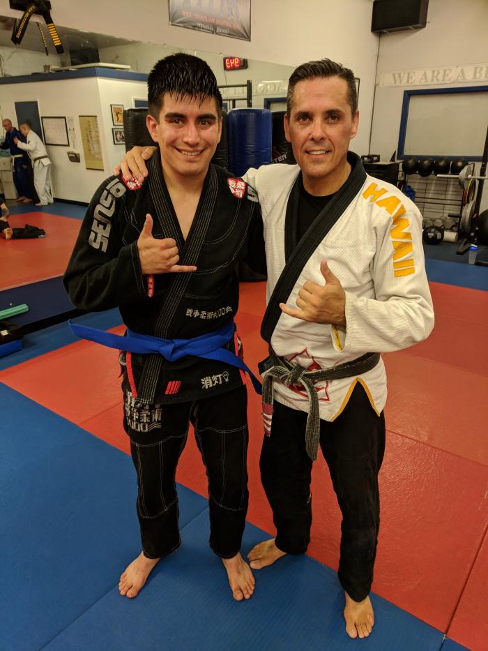 Blue belt · August 9, 2018 · Promoted by Steve Rodness