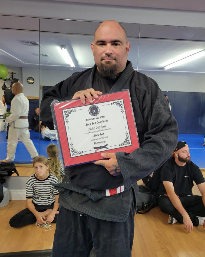 Black belt 1st degree · October 23, 2021 · Promoted by Burno