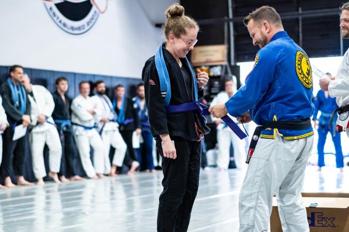 Purple belt · March 30, 2021 · Promoted by Paul Creighton