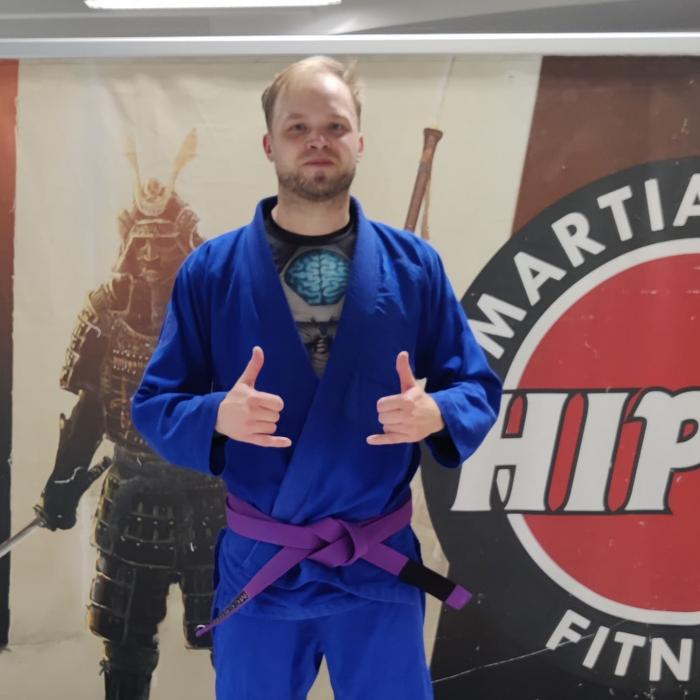 Purple belt · December 4, 2021 · Promoted by Timo Räkköläinen