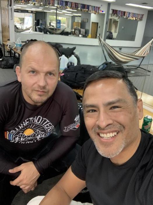 Me and Priit at AZ BJJ Globetrotters 2021