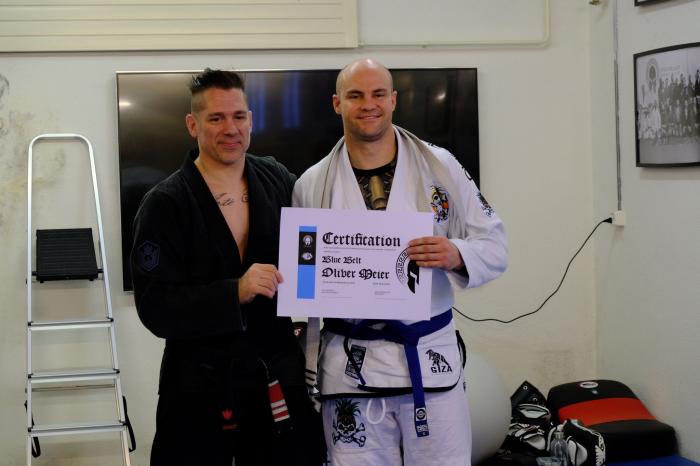 Blue belt · December 5, 2021 · Promoted by Stefan Rüegg