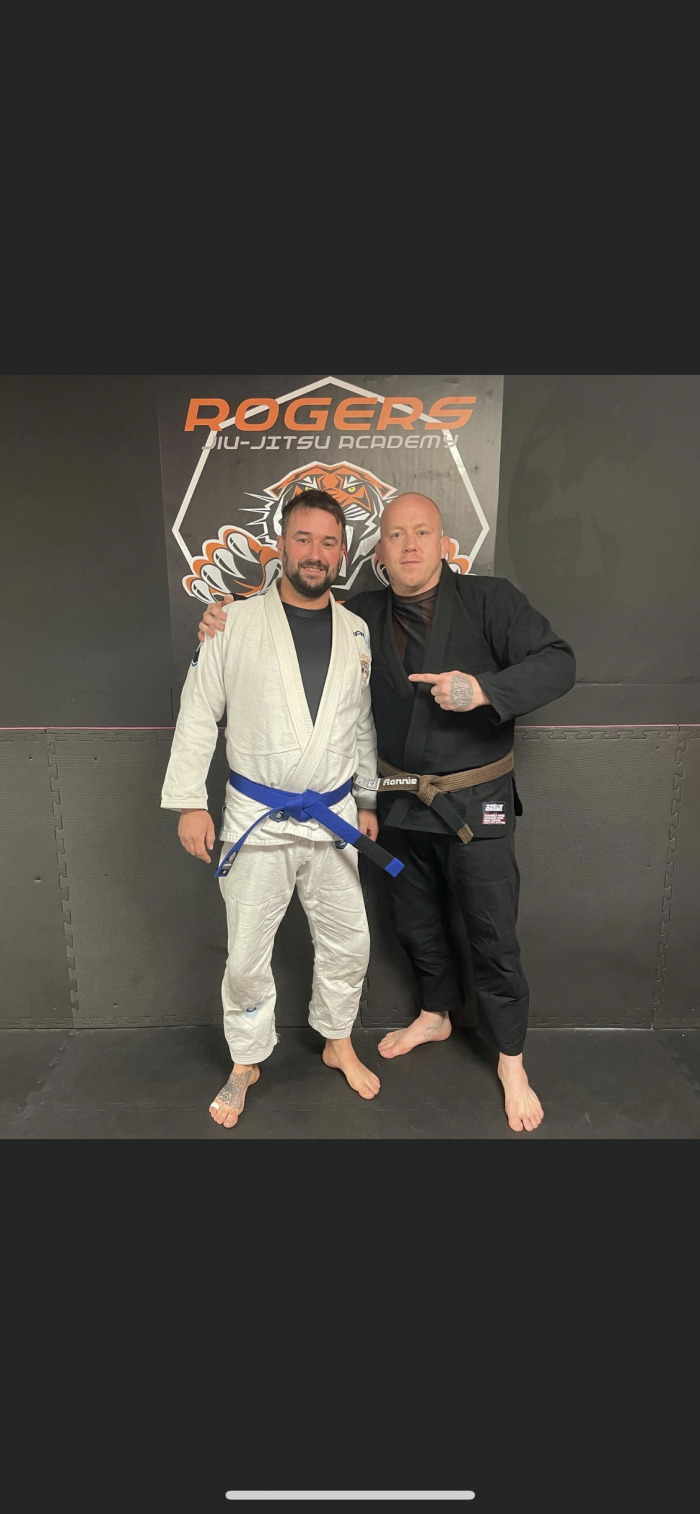 Blue belt · November 27, 2021 · Promoted by Aaron Rogers
