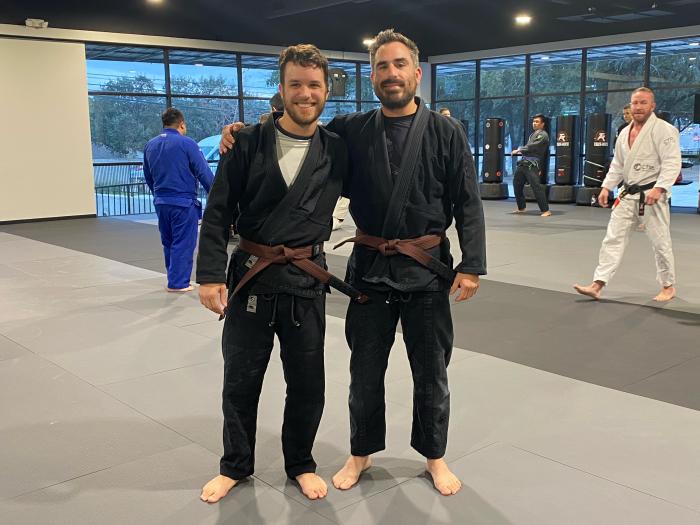 Brown belt · November 21, 2021 · Promoted by Jason Claunch