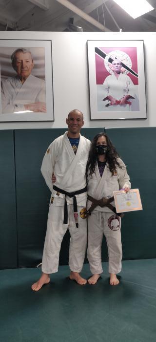 Ryron Gracie-Anjani brown belt promotion