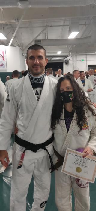 rener gracie-Anjani brown belt promotion