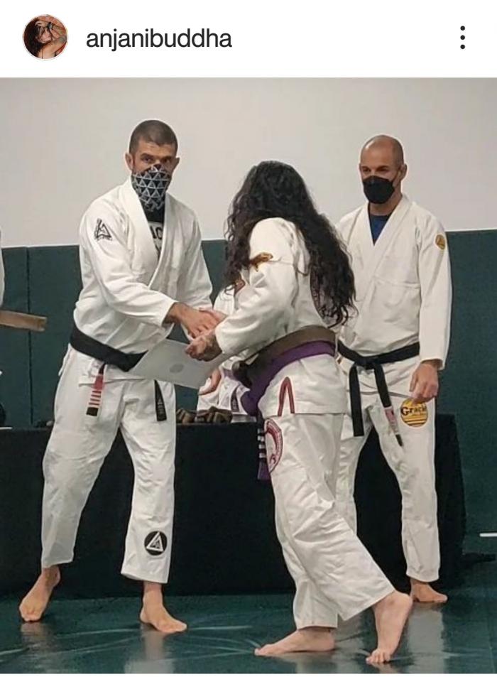 Rener @Ryron gracie - Anjani Brown belt promotion