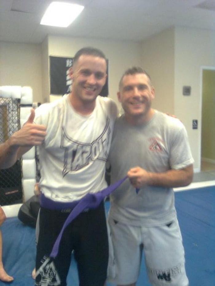 Purple belt · August 30, 2010 · Promoted by Rob Kahn