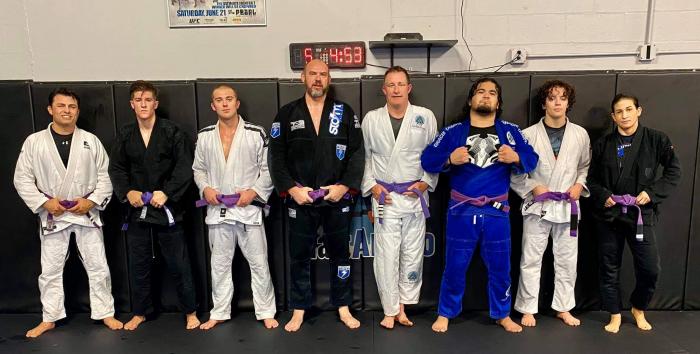 Purple belt · January 14, 2020 · Promoted by Matt Arroyo