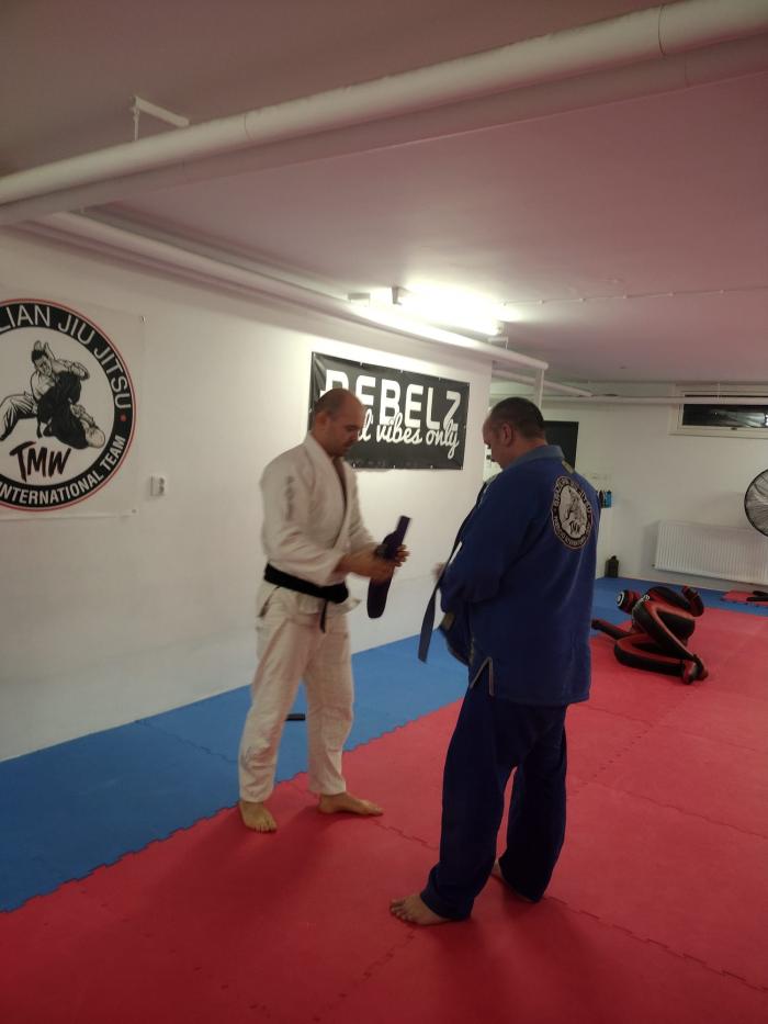 Purple belt · December 12, 2021 · Promoted by Martin Weigelt