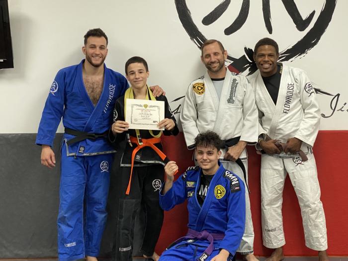 Orange belt · December 10, 2020 · Promoted by Carlos Palacio