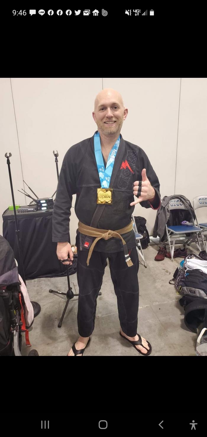 Brown belt · November 12, 2018 · Promoted by Chris Ruiz