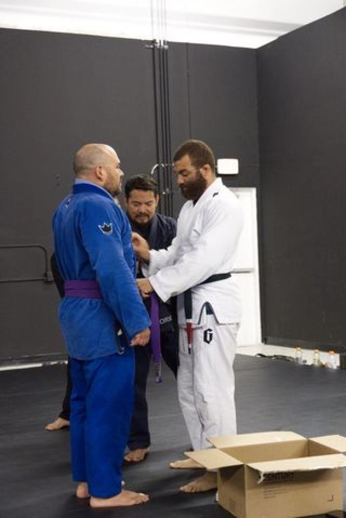 Purple belt · December 4, 2021 · Promoted by Brice