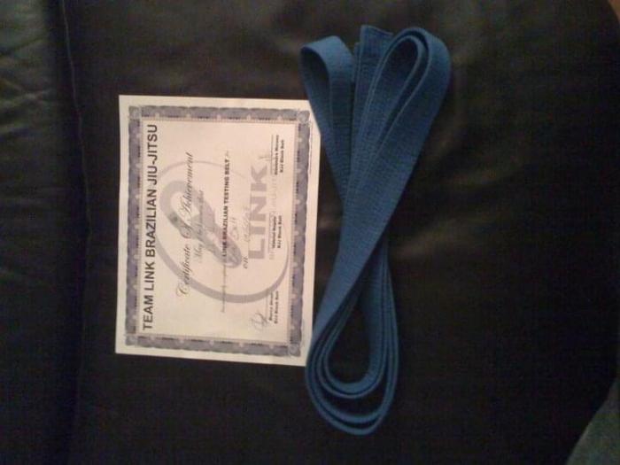 Blue belt · September 6, 2011 · Promoted by Alexandre Vaca Moreno