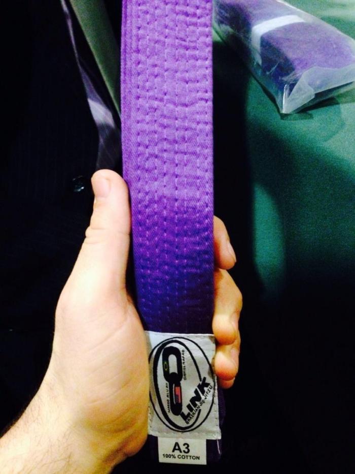 Purple belt · December 21, 2013 · Promoted by Alexander Vaca Moreno