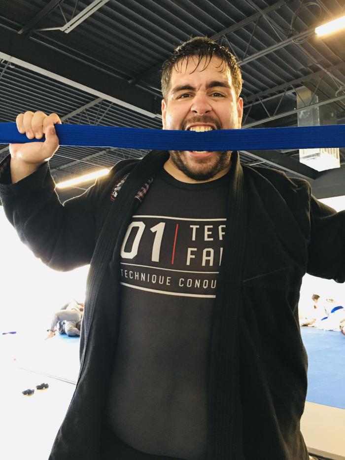 Blue belt · December 17, 2019 · Promoted by Collin Grayson- CTA