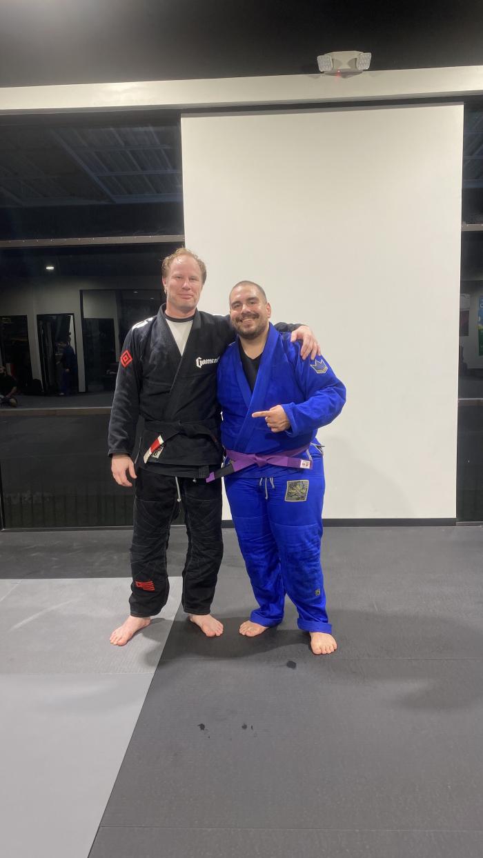 Purple belt · November 21, 2021 · Promoted by Jason Claunch