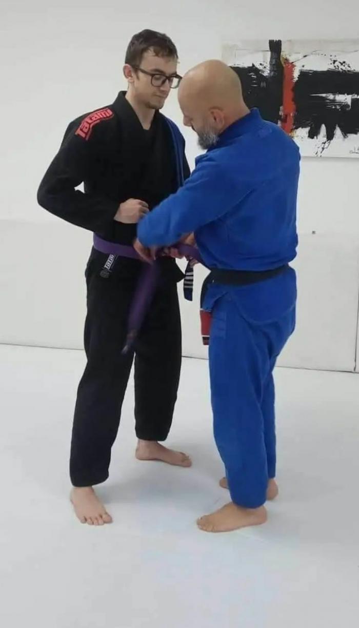 Purple belt · October 19, 2021 · Promoted by Thiago Ferreira