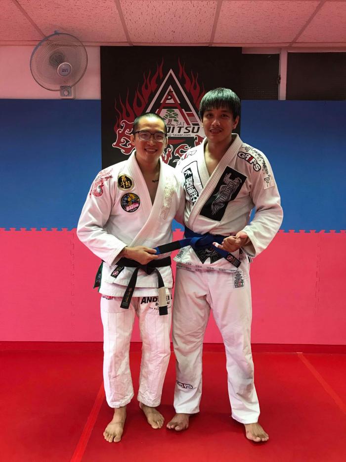 Blue belt · July 1, 2018 · Promoted by Andre Liu