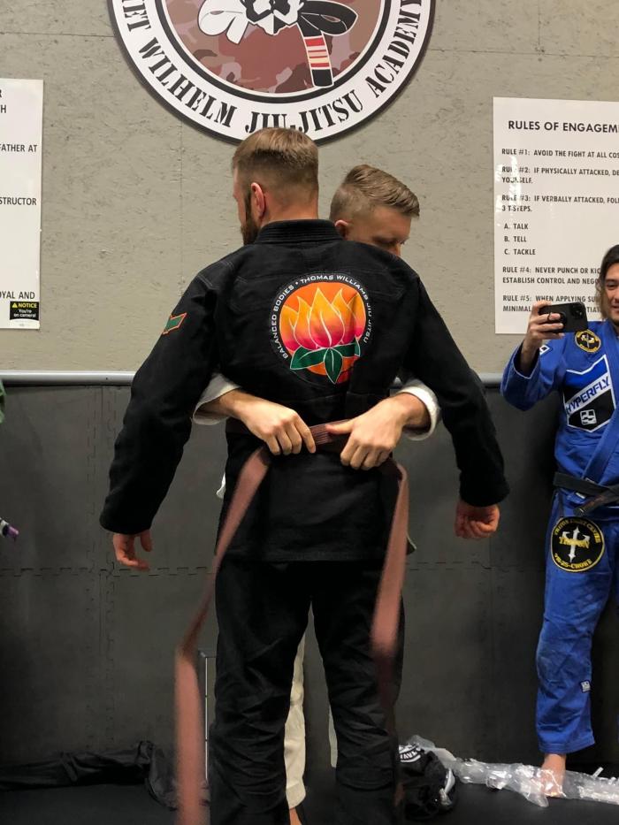 Brown belt · December 11, 2021 · Promoted by Thomas Williams