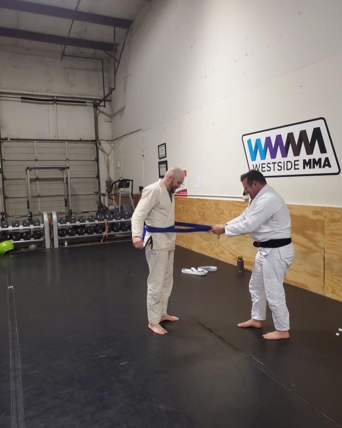 Blue belt · December 10, 2021 · Promoted by Mitch Hall