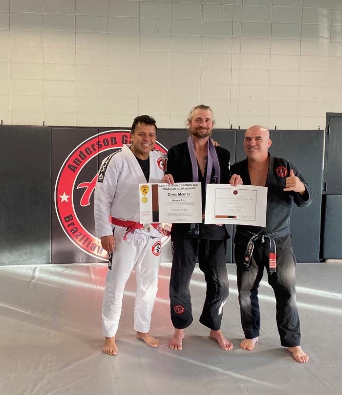Brown belt · November 20, 2021 · Promoted by Anderson Goncalves