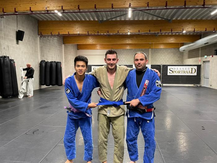 Blue belt · October 6, 2021 · Promoted by Steven Royakkers