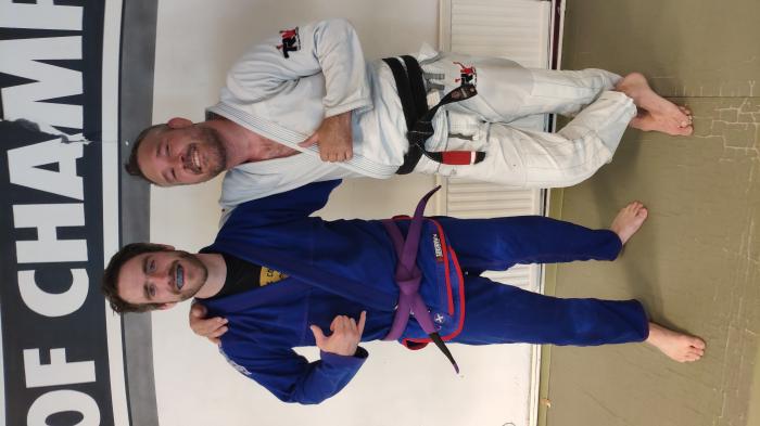Purple belt · June 14, 2021 · Promoted by Martin Hedenberg