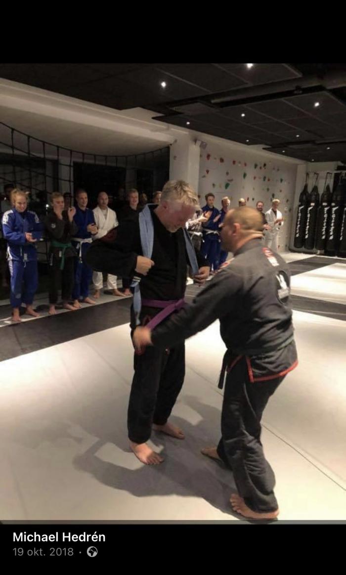 Purple belt · October 19, 2018 · Promoted by Steven Antoniou