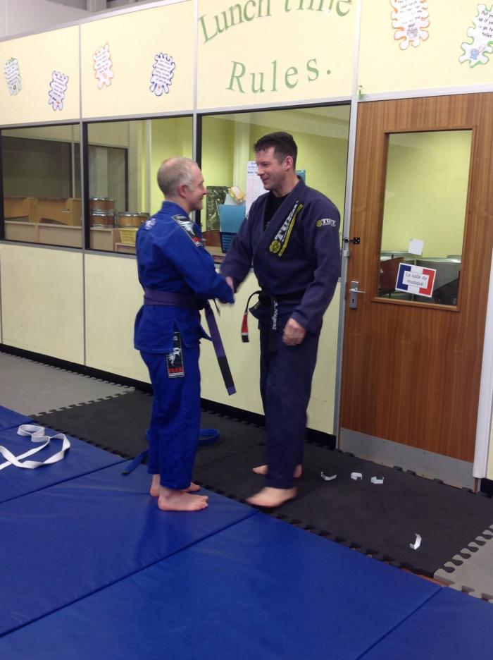 Purple belt · December 6, 2013 · Promoted by Andy Nugent