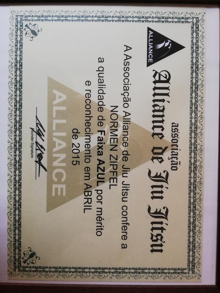 Blue belt · April 26, 2015 · Promoted by Ulf Ehlert