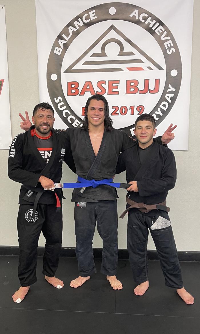 Blue belt · October 11, 2021 · Promoted by Gabe Hernandez