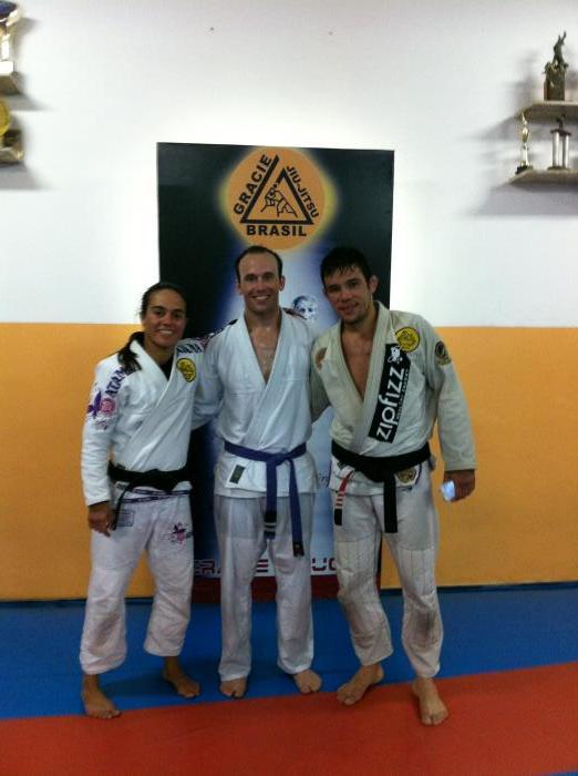 Training with two world champs