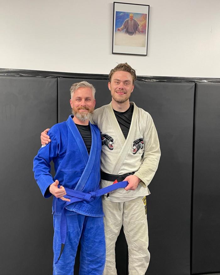 Blue belt · December 22, 2021 · Promoted by Nils Norlander