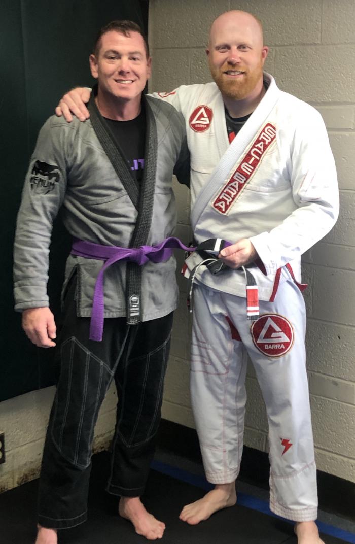 Purple belt · February 27, 2020 · Promoted by Cody Hudson