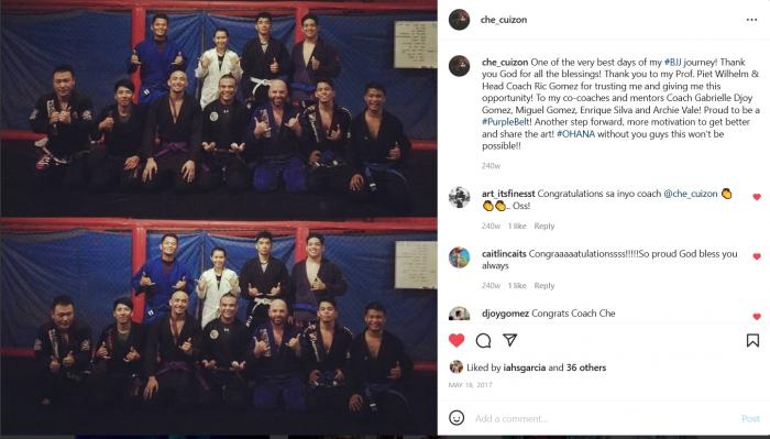 Purple belt · May 16, 2017 · Promoted by Piet Wilhelm