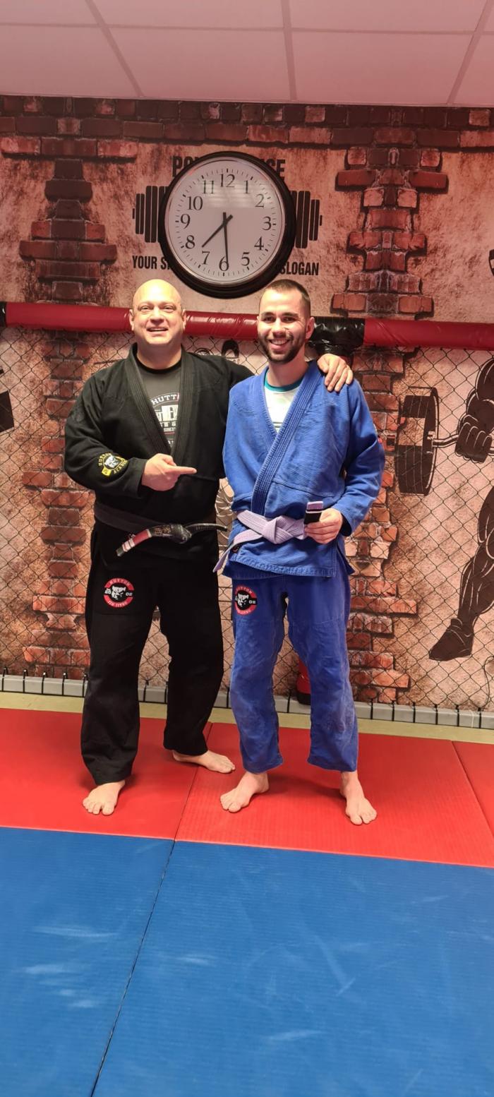 Purple belt · June 20, 2021 · Promoted by Hans Hutton