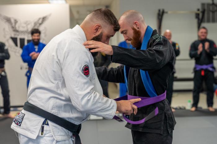Purple belt · February 1, 2020 · Promoted by Derek Stevens