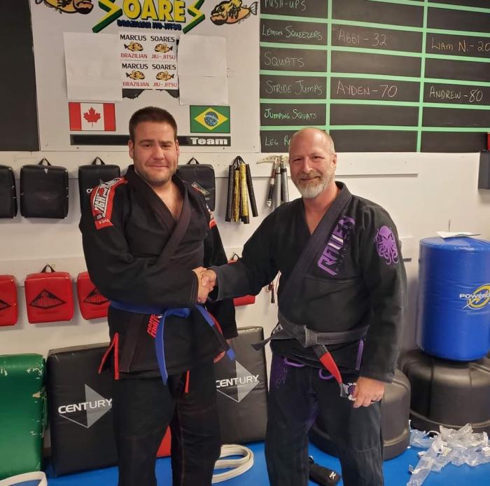 Blue belt · October 26, 2021 · Promoted by Bryan Rumble