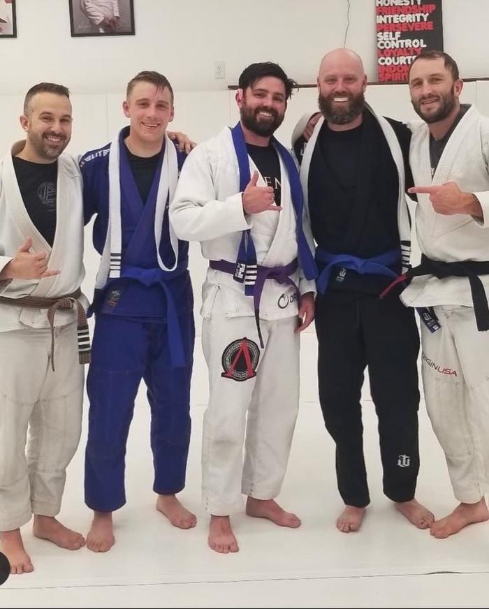 Purple belt · November 5, 2021 · Promoted by Dayne Aristizabal