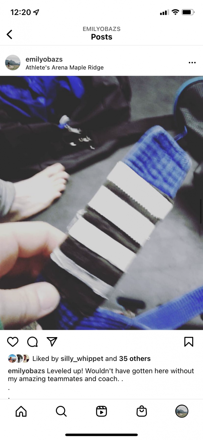 Blue belt · January 2, 2017 · Promoted by Mark McClure