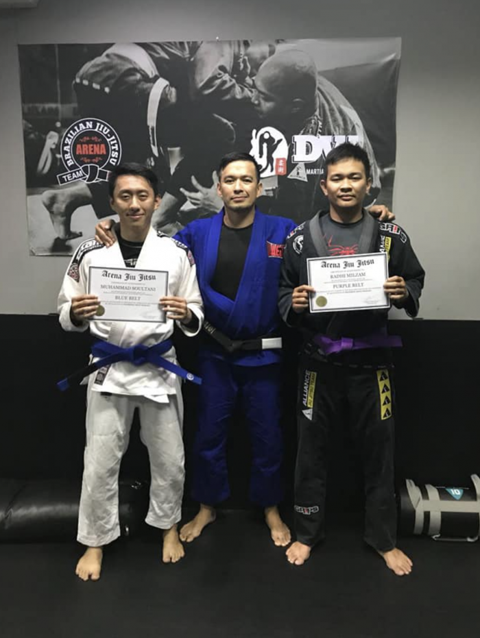 Blue belt · July 11, 2018 · Promoted by Deddy Wigraha