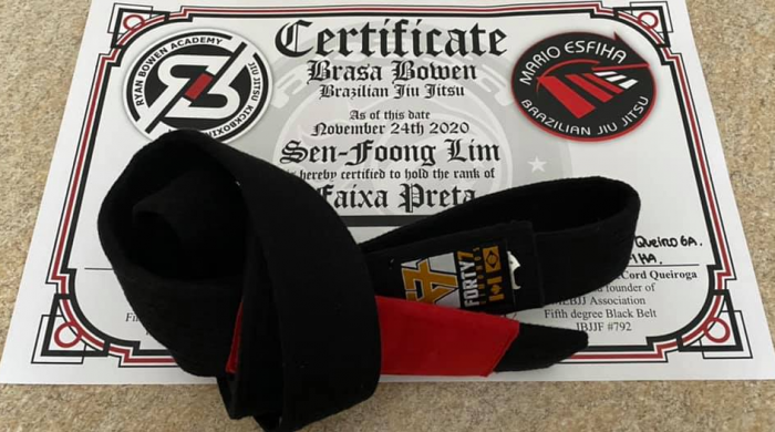 Black belt · November 24, 2020 · Promoted by Ryan Bowen