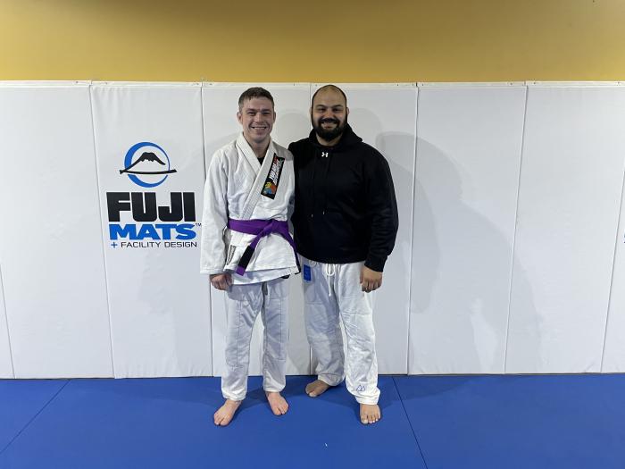 Purple belt · December 2, 2021 · Promoted by Dan Leckel