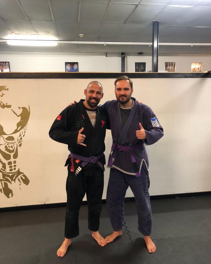 Purple belts in the house