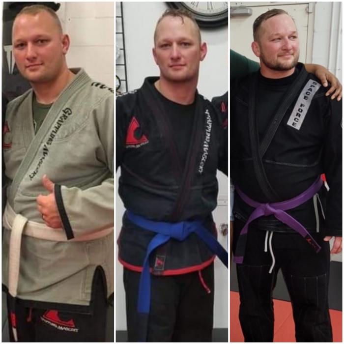 Purple belt · December 11, 2021 · Promoted by Brian Ruscio