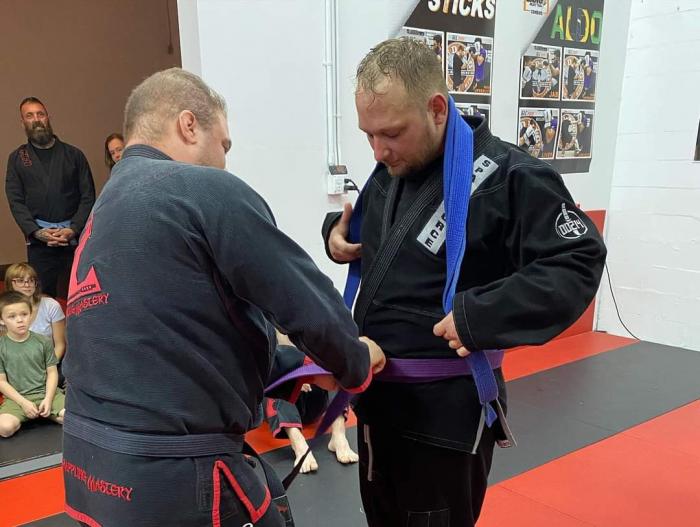 Purple belt · December 11, 2021 · Promoted by Brian Ruscio