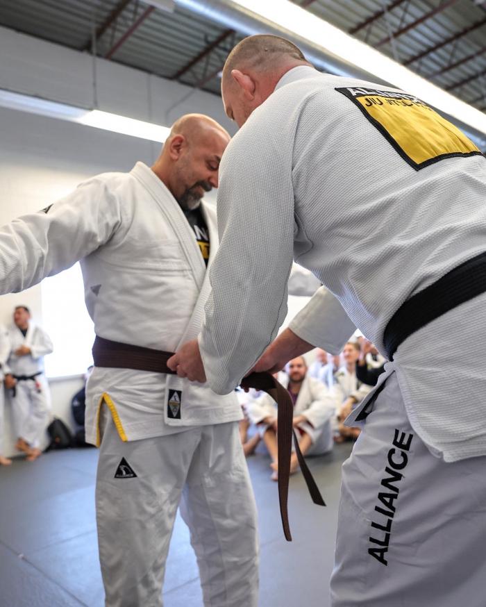 Brown belt · December 18, 2021 · Promoted by Damian Hirtz