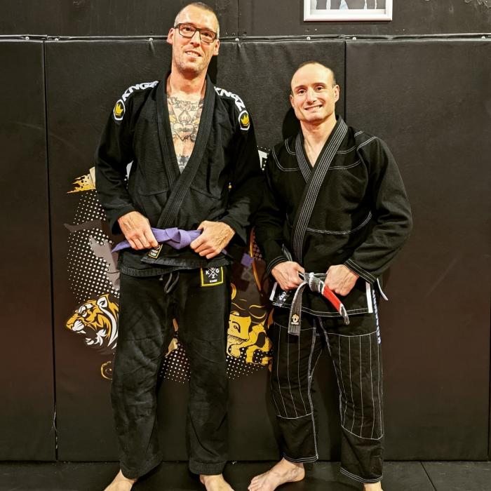 Purple belt · November 27, 2021 · Promoted by Professor Bill Boland