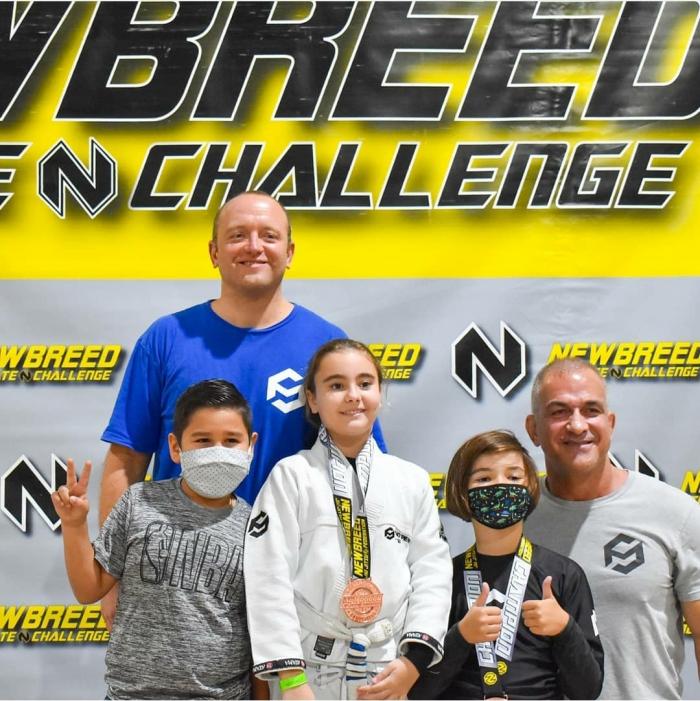 With Master Sperry and the lil ninjas